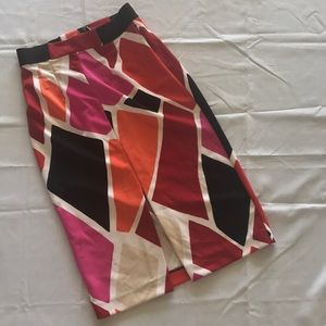 Geometric Pencil Skirt
